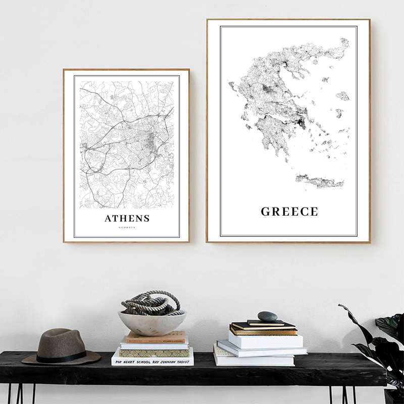 Custom Star Map - Hy Lạp Bản Đồ Đường Bộ