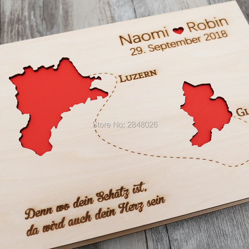 Rustic personalized wedding gu - đánh giá và giá Custom Photo Book