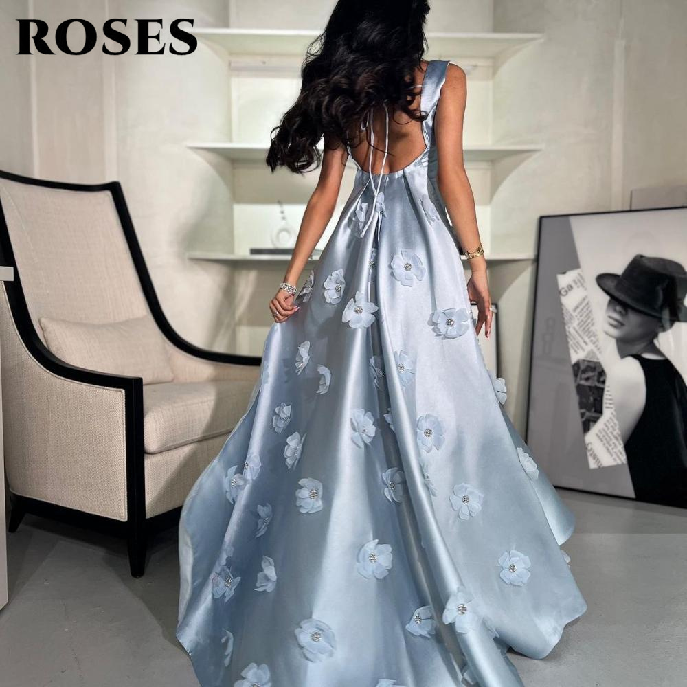 ROSES Sky Blue 3D Flowers Part - đánh giá và giá Custom Night Sky