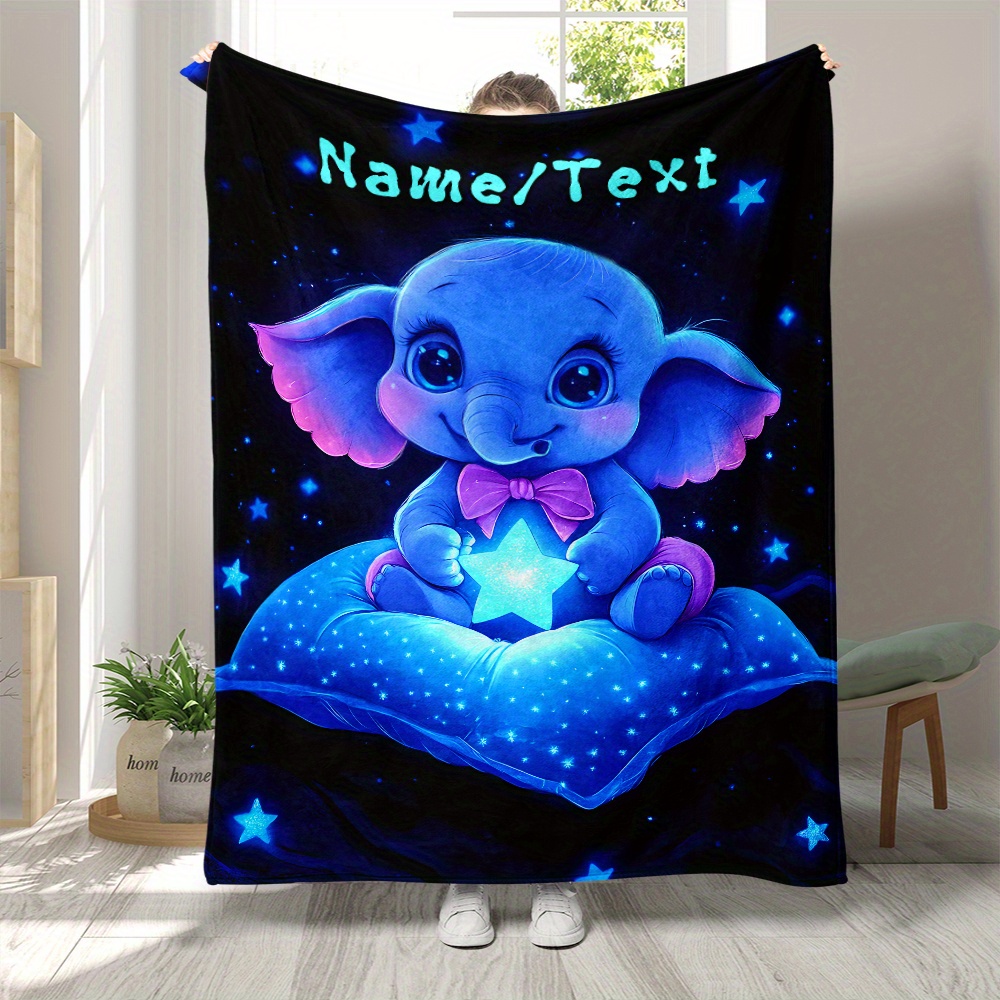 Personalized Cute Blue Elephan - đánh giá và giá Custom Night Sky
