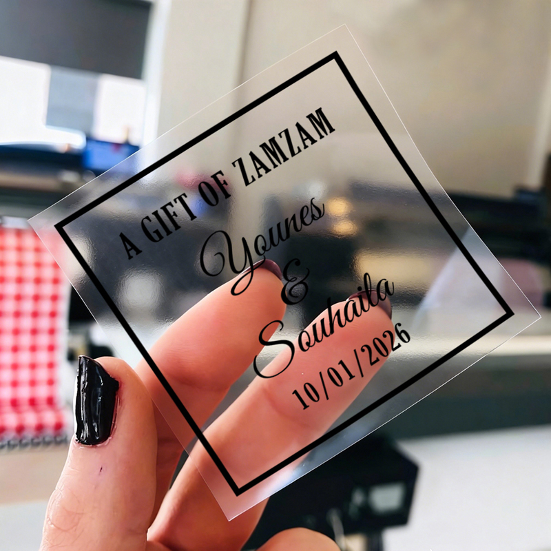 50PCS Square Personalized Wedd - đánh giá và giá Personalised Candle Label