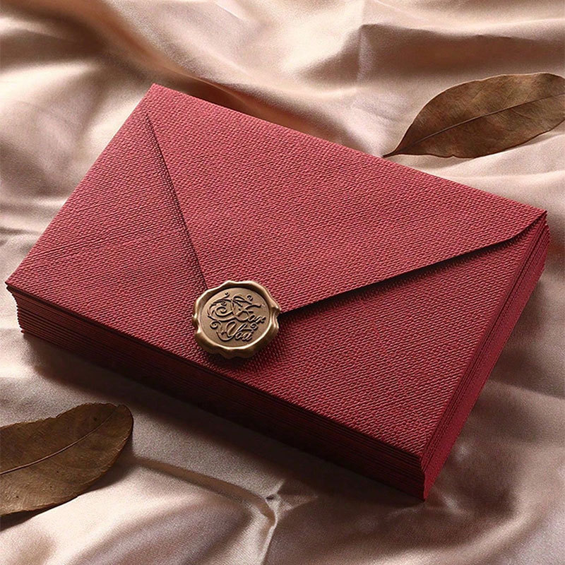 10 set 16x11cm Greeting Cards  - đánh giá và giá Wax Seal Letter Kit