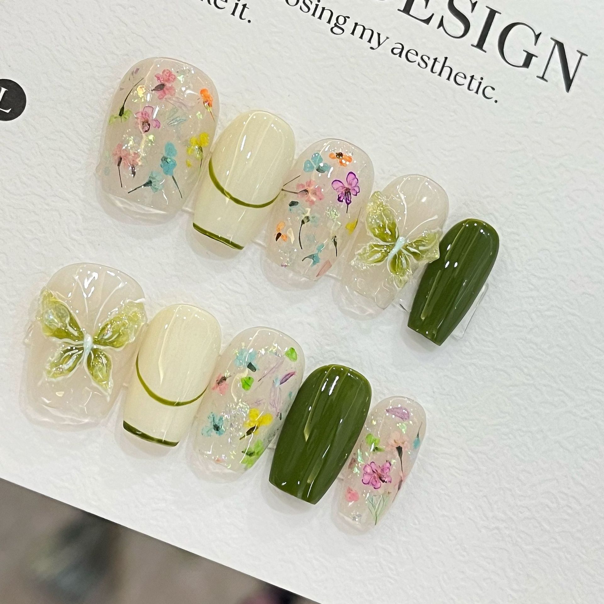 10pcs Butterfly Flower Fake Na - đánh giá và giá Pressed Flower Art