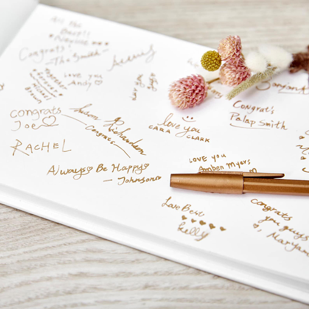 Custom Wedding White Guest Boo - đánh giá và giá Custom Photo Book