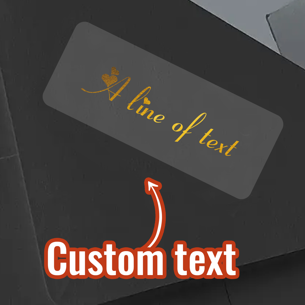 Custom Text Rectangle Transpar - đánh giá và giá Personalised Candle Label