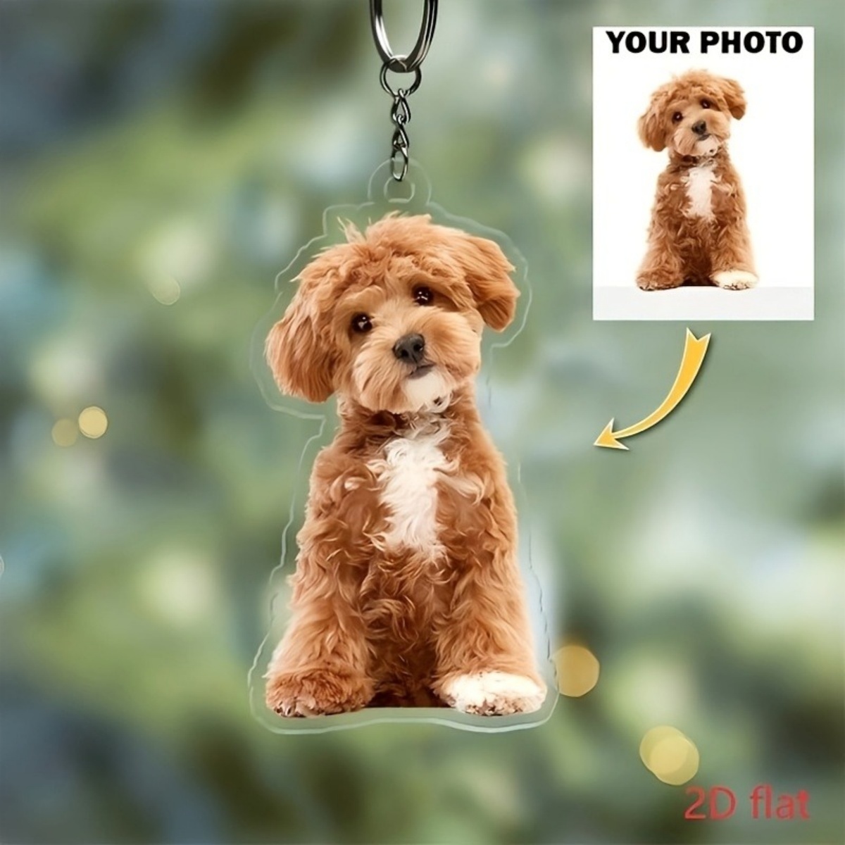 Custom Photo Keychain – Person - đánh giá và giá Pet Portrait Custom