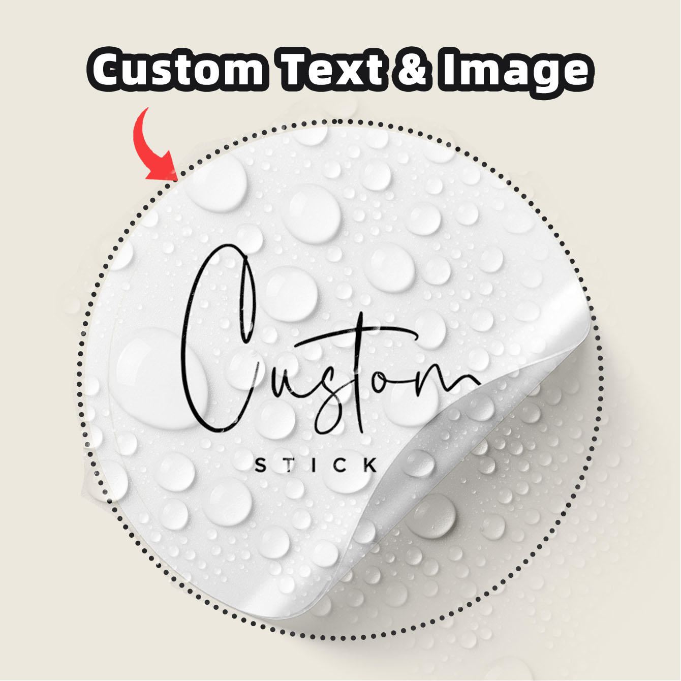 1-100Pcs Custom Waterproof Rou - đánh giá và giá Personalised Candle Label