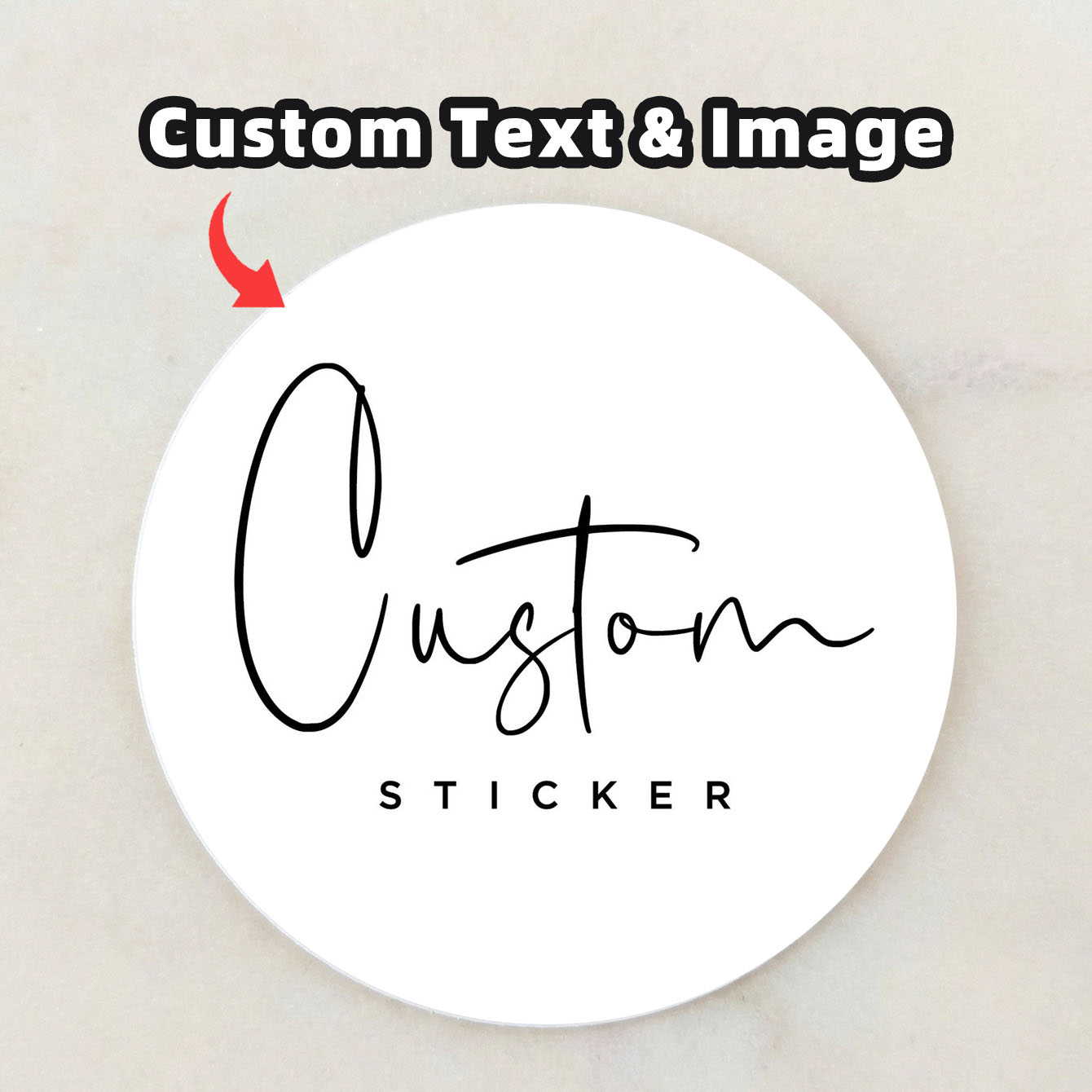 1-100Pcs Custom Waterproof Rou - đánh giá và giá Personalised Candle Label