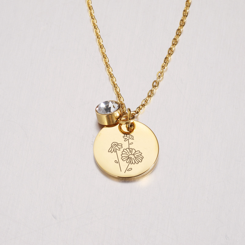 Pha Lê Sinh Tử Phù Vòng Đeo Cổ - đánh giá và giá Birth Flower Necklace