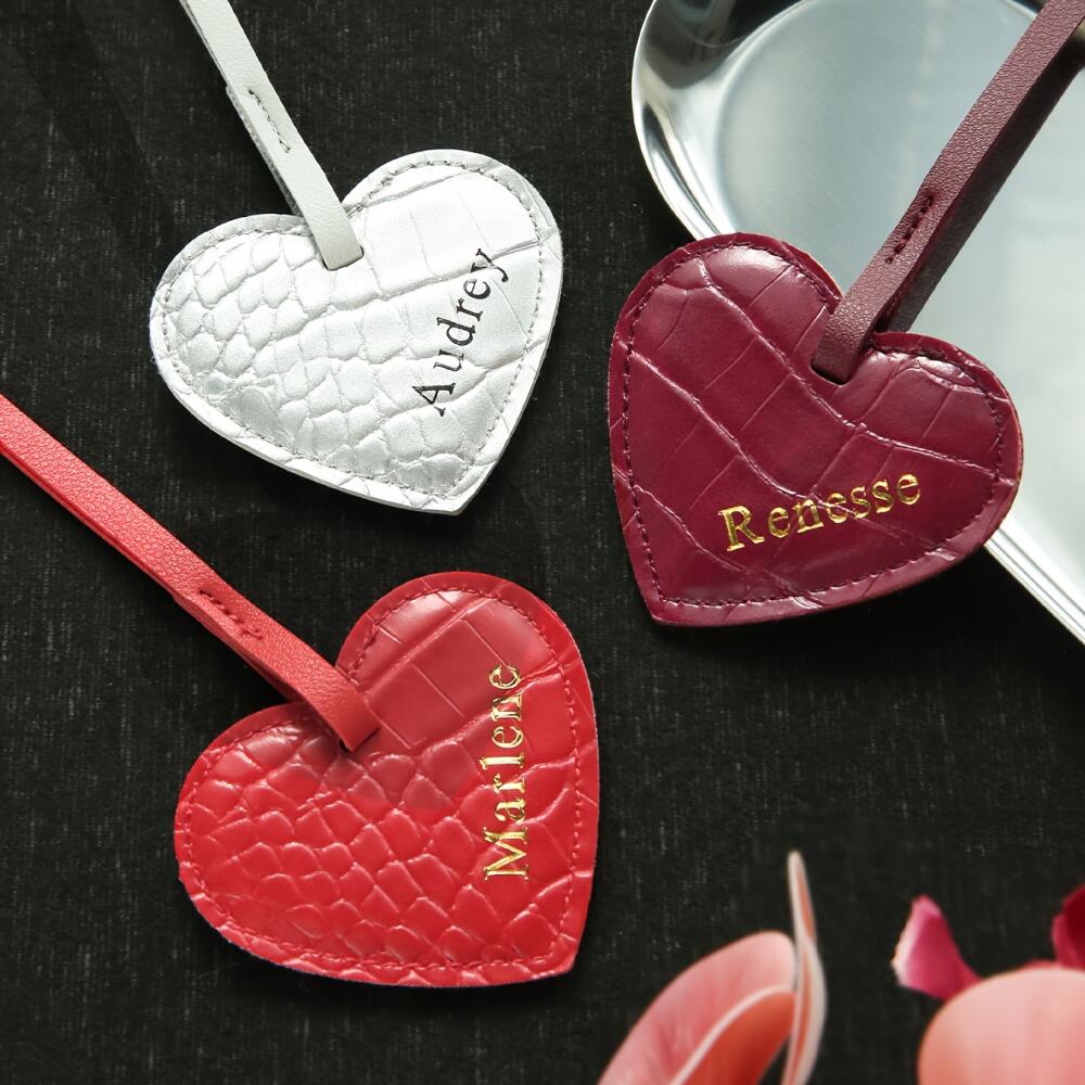 Personalized Heart Shape Faux  - đánh giá và giá Monogram Keychain Leather