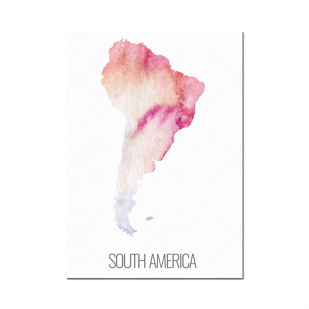 6 continent poster set, North  - đánh giá và giá Custom Star Map