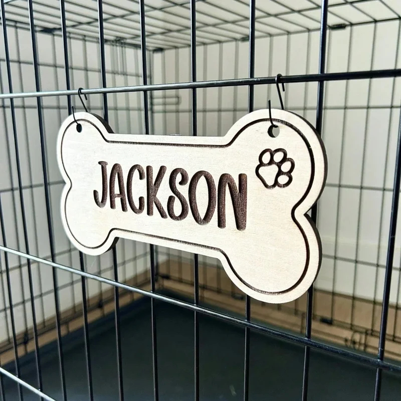 5PCS Custom Wooden Dog Tag - P - đánh giá và giá Pet Portrait Custom