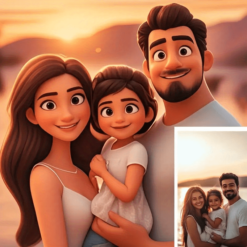 Customizable Cartoon Portrait  - đánh giá và giá Pet Portrait Custom