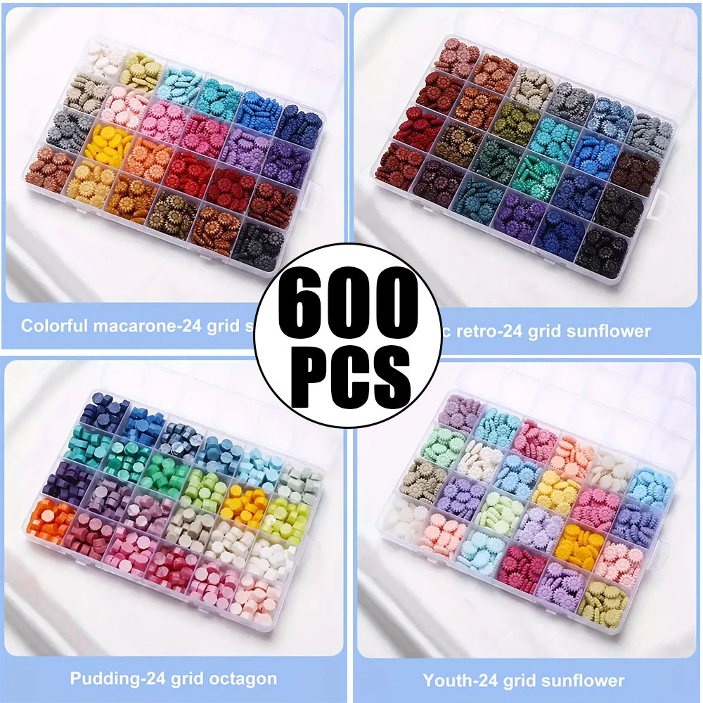 600Pcs Box Sealing Wax Beads,  - đánh giá và giá Wax Seal Letter Kit