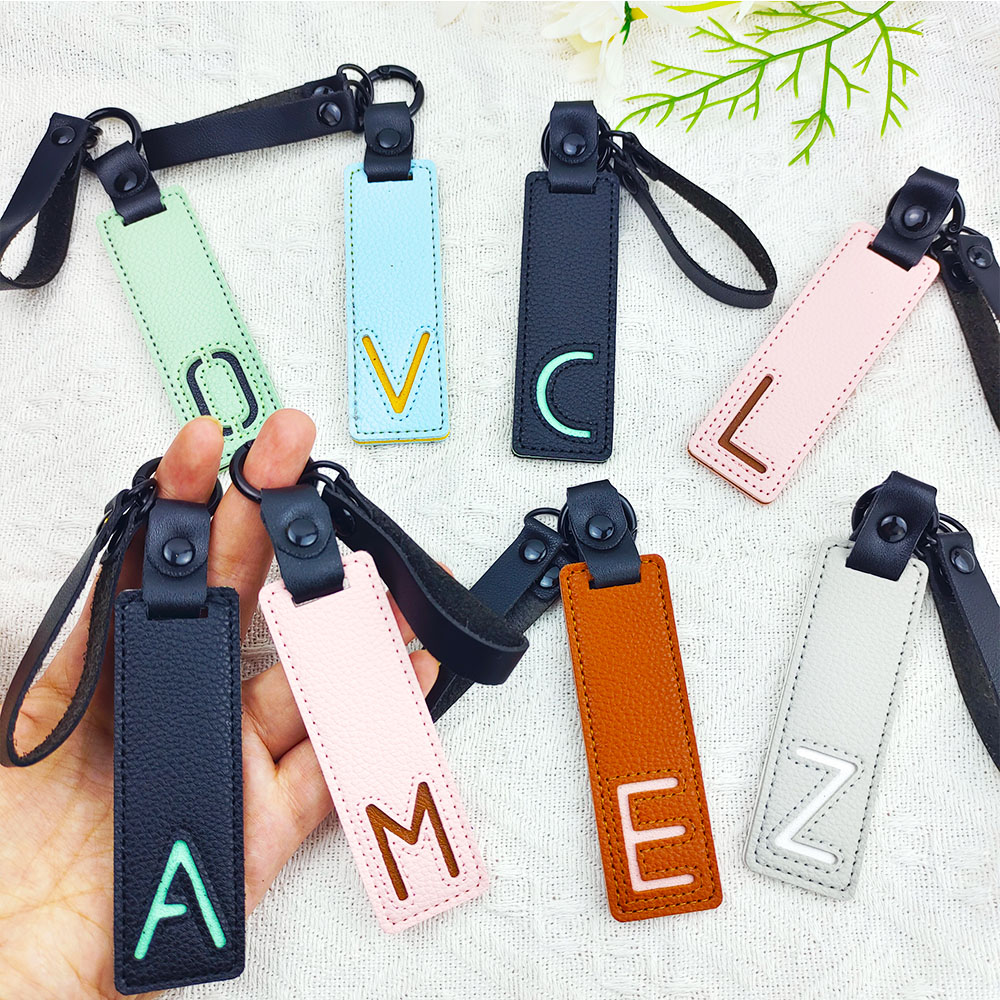 Classic Pu Leather Keychain A- - đánh giá và giá Monogram Keychain Leather