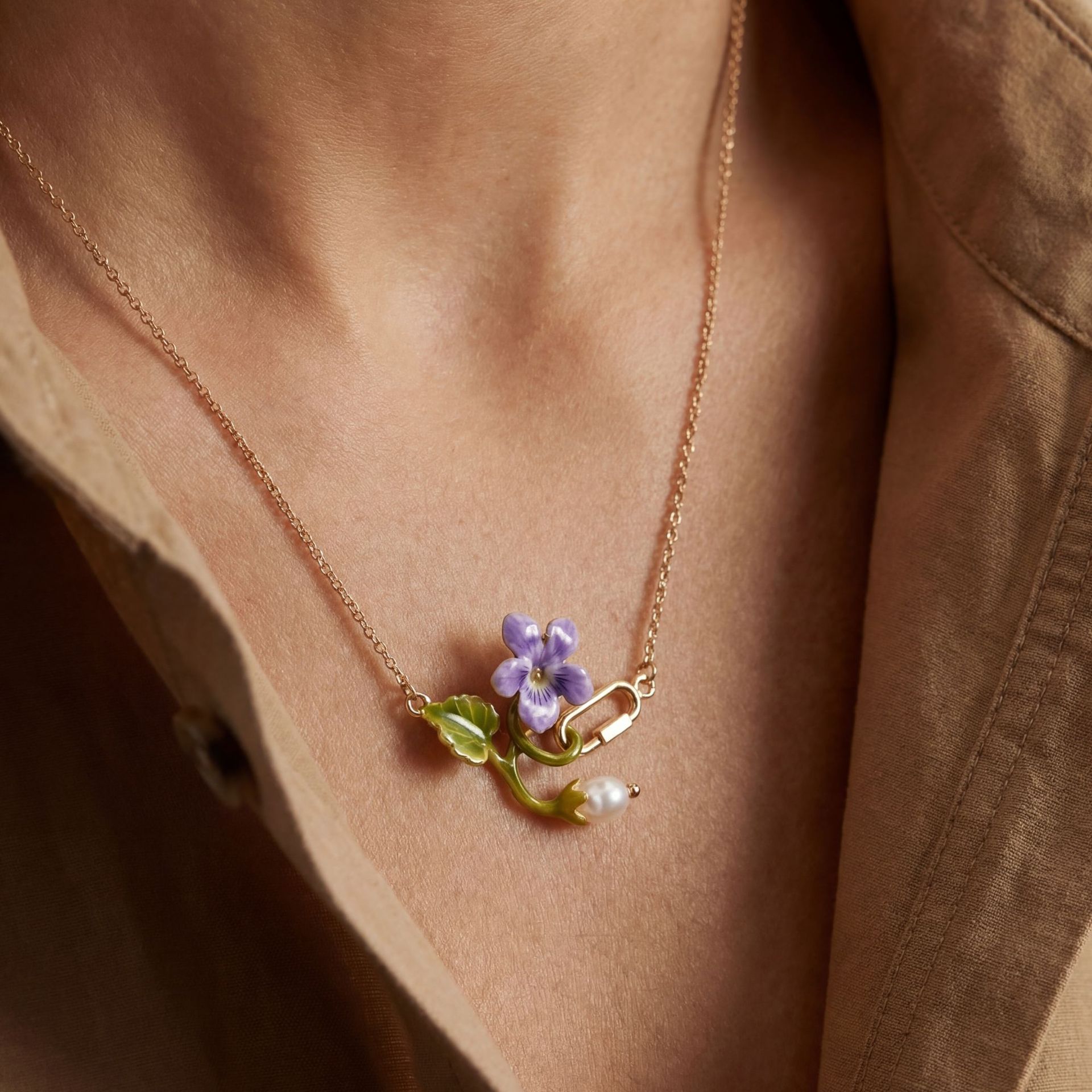 12 Month Birth Flower Necklace - đánh giá và giá Birth Flower Necklace
