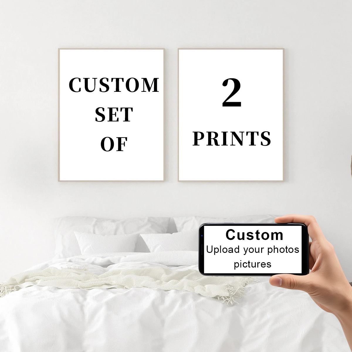 2pcs/set Custom Canvas Prints  - đánh giá và giá Pet Portrait Custom