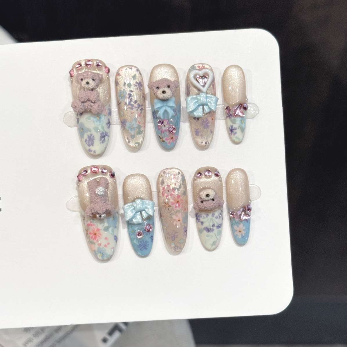 10Pcs Pure Hand-Pressed Oval N - đánh giá và giá Pressed Flower Art