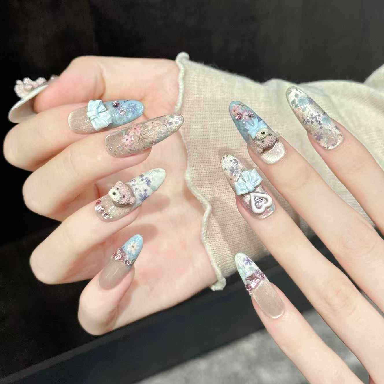 10Pcs Pure Hand-Pressed Oval N - đánh giá và giá Pressed Flower Art