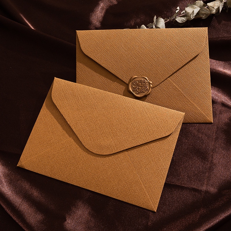 5 Pcs Retro Linen Pattern Enve - đánh giá và giá Wax Seal Letter Kit