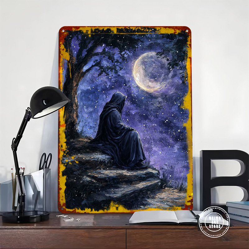 Night Sky Watcher Tin Plaque P - đánh giá và giá Custom Night Sky