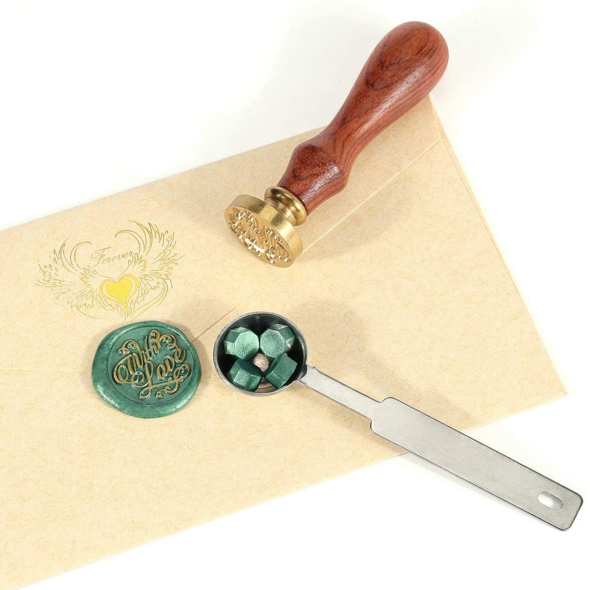 AT84-Sealing Wax Beads, 200 Pi - đánh giá và giá Wax Seal Letter Kit