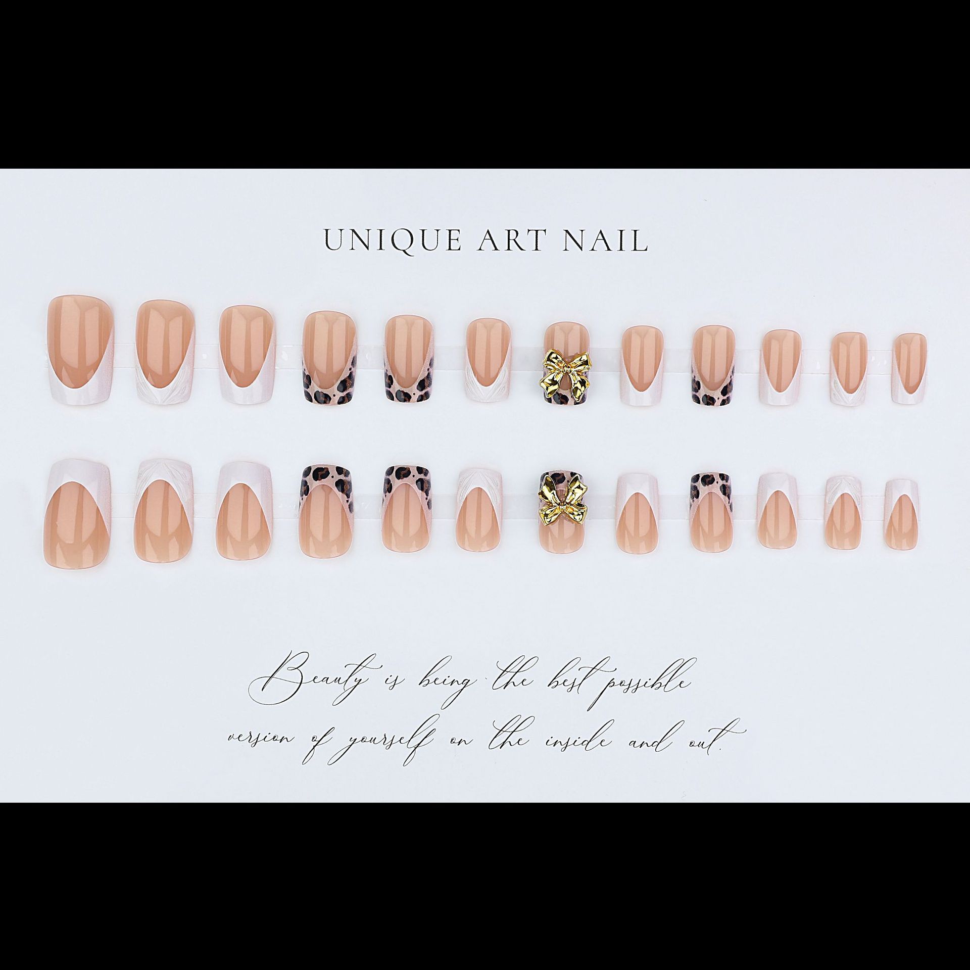 Short square fake nails for wo - đánh giá và giá Pressed Flower Art