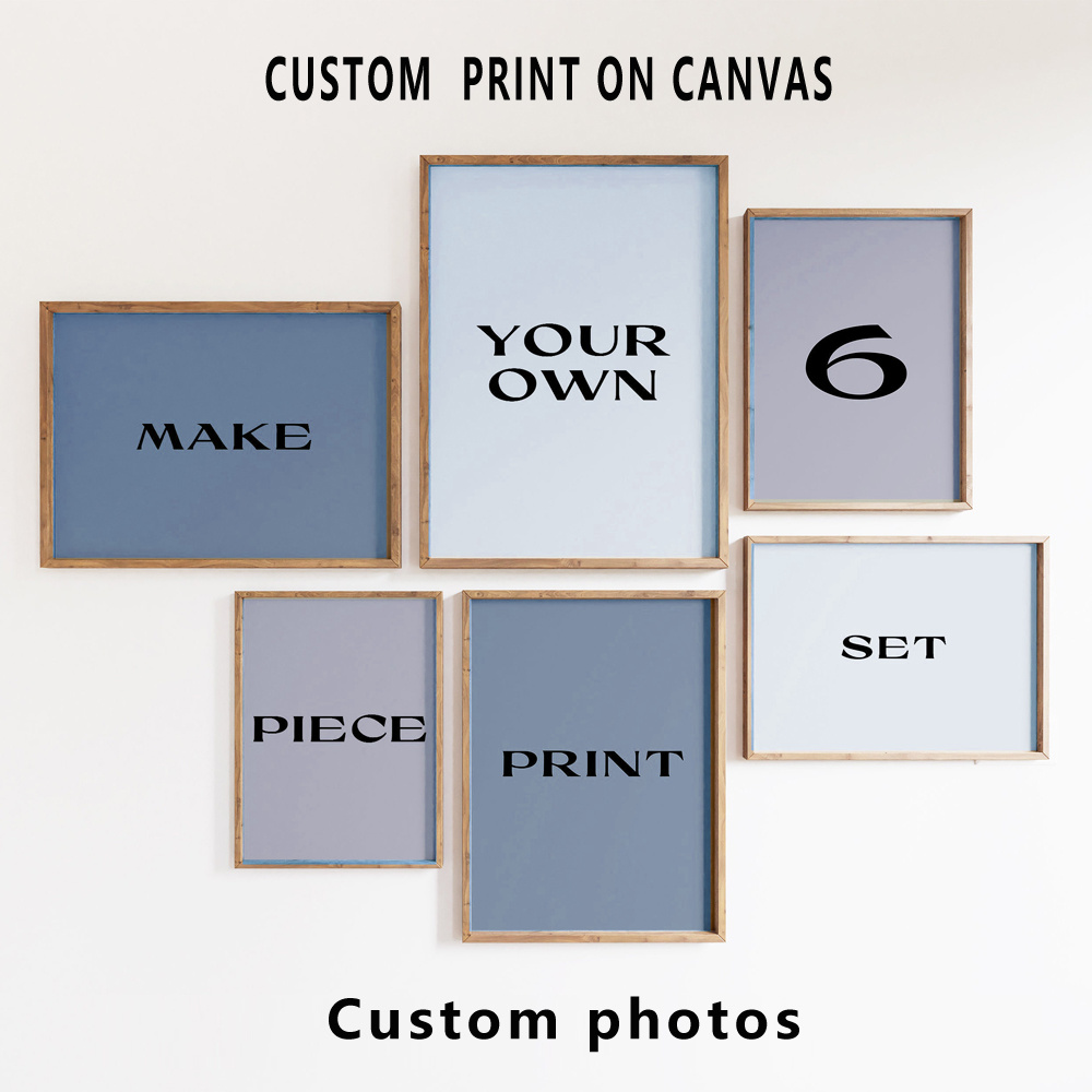 6pcs/set Custom Canvas Prints  - đánh giá và giá Pet Portrait Custom
