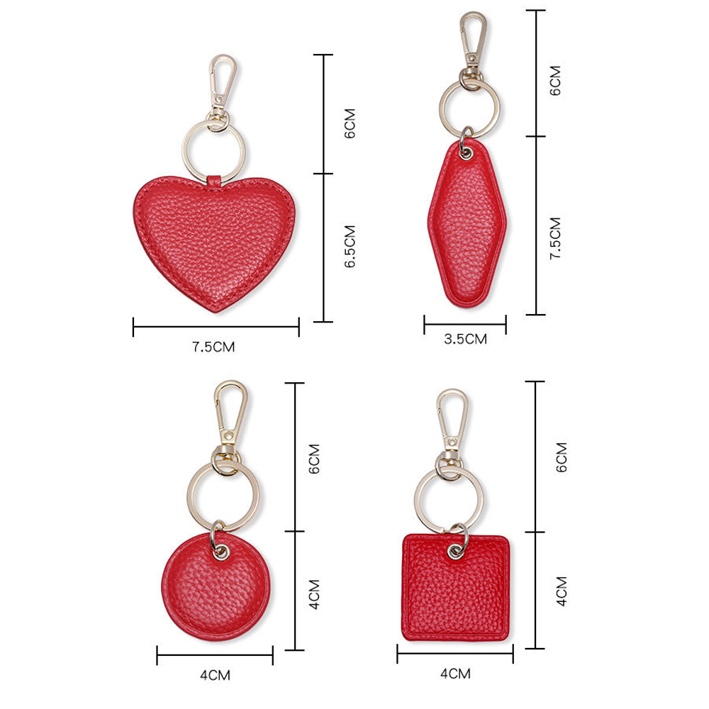 Tùy Chỉnh Chữ Cái Móc Khóa Da  - đánh giá và giá Monogram Keychain Leather